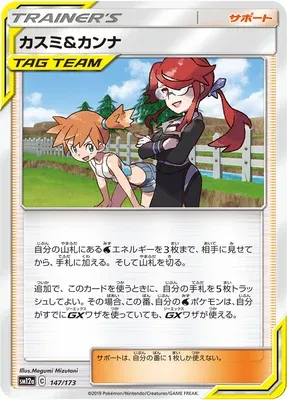 Misty & Lorelei, Pokémon card SM12a 147 — Tag Team GX All Stars set
