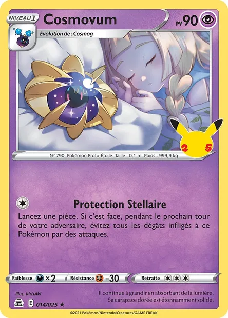 Cosmovum, carte Pokémon CEL 14 — extension Célébrations
