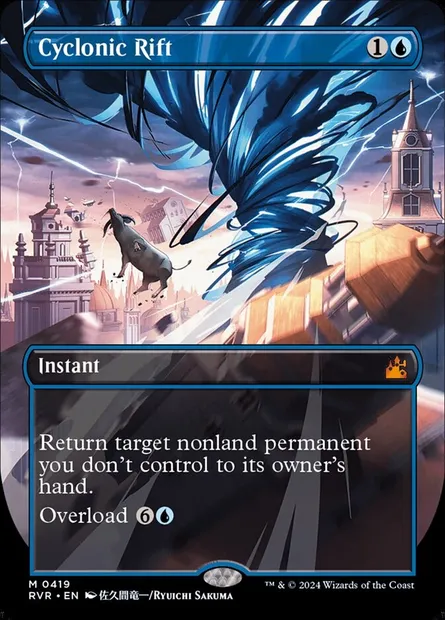 Cyclonic Rift, Magic card RVR 419 — Ravnica Remastered set