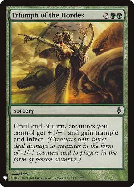 Triumph of the Hordes, Magic card PLST NPH-123 — The List set