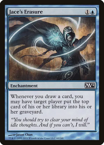 Jace's Erasure, Magic card M12 60 — Magic 2012 set