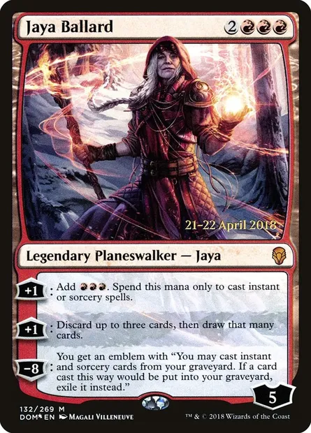 Jaya Ballard, carte Magic PDOM 132s — extension Dominaria Promos