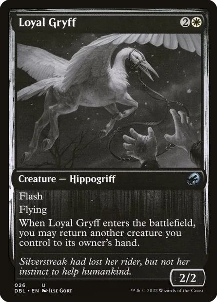 Loyal Gryff, Magic card DBL 26 — Innistrad: Double Feature set