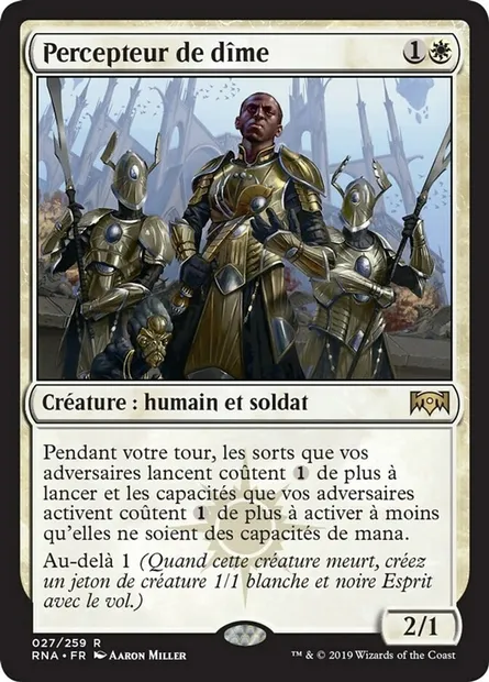 Percepteur de dîme, carte Magic RNA 27 — extension L'allégeance de Ravnica