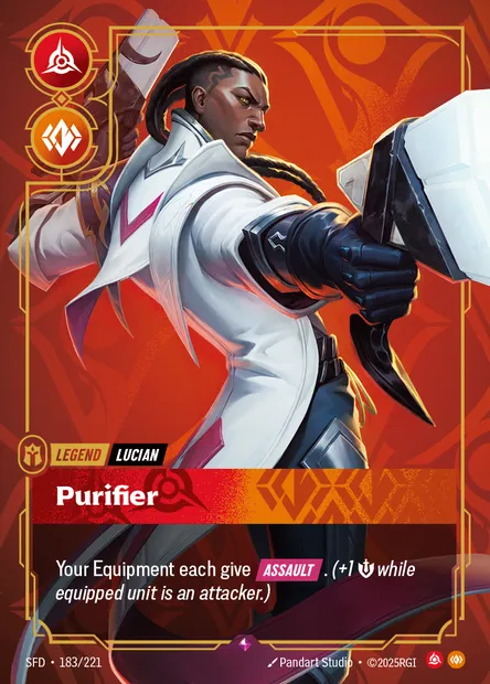 Purifier, carte Riftbound SFD 183 — extension Spiritforged