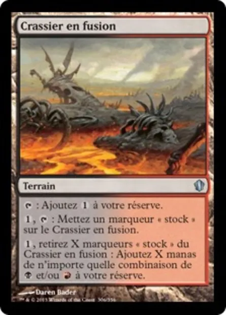 Crassier en fusion, carte Magic C13 306 — extension Commander 2013