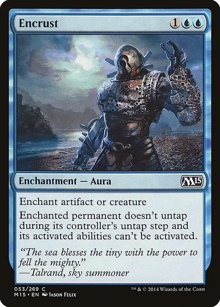 Encrust, Magic card M15 53 — Magic 2015 set