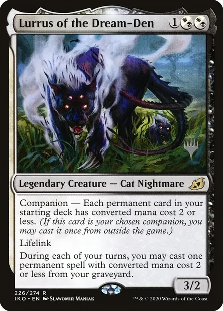 Lurrus of the Dream-Den, Magic card PIKO 226p — Ikoria: Lair of Behemoths Promos set