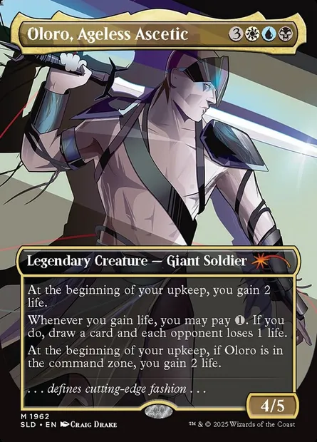 Oloro, Ageless Ascetic, Magic card SLD 1962 — Secret Lair Drop set