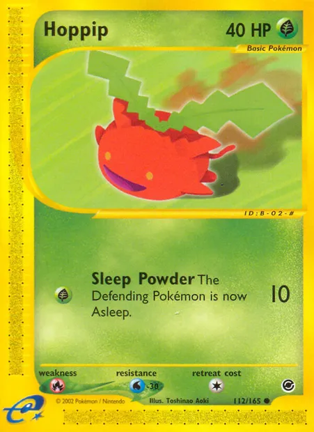 Hoppip, Pokémon card EX 112 — Expedition Base Set set