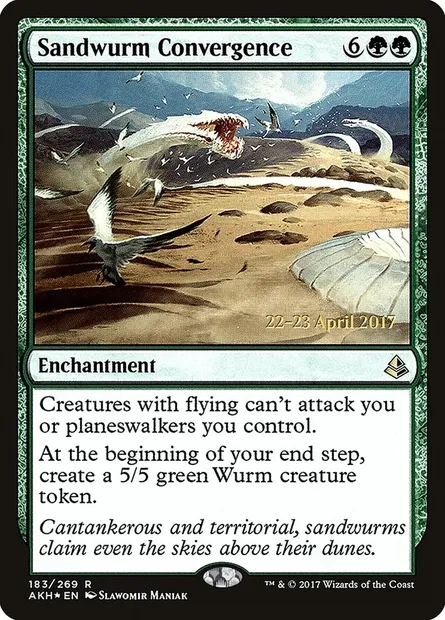 Sandwurm Convergence, Magic card PAKH 183s — Amonkhet Promos set