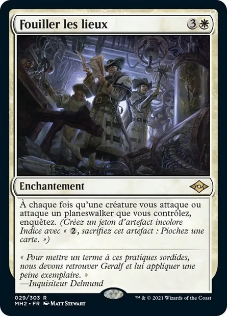 Fouiller les lieux, carte Magic MH2 29 — extension Horizons du Modern 2
