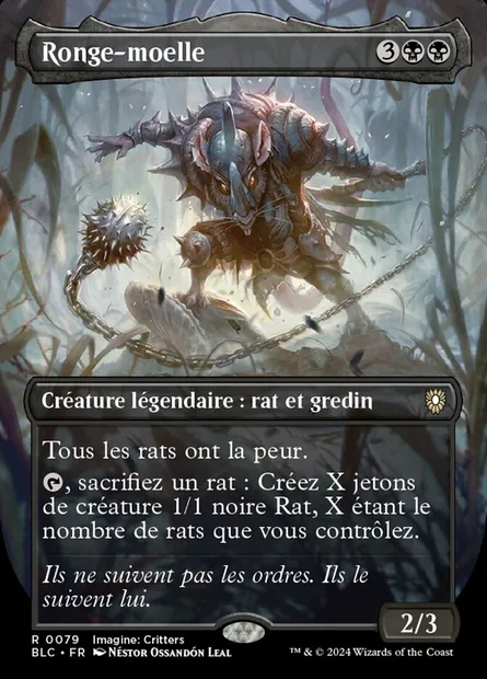 Ronge-moelle, carte Magic BLC 79 — extension Bloomburrow Commander