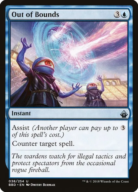 Out of Bounds, carte Magic BBD 38 — extension Battlebond
