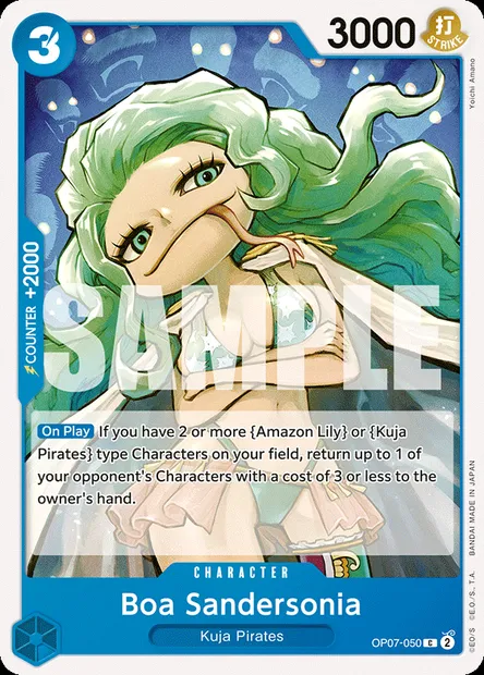 Boa Sandersonia, carte One Piece OP07-050 — extension 500 YEARS IN THE FUTURE