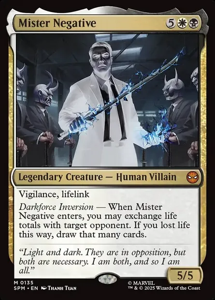 Mister Negative, Magic card SPM 135 — Marvel's Spider-Man set