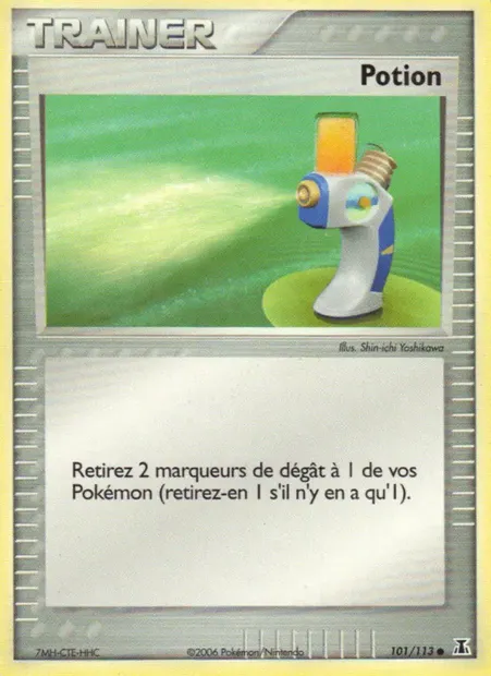 Potion, carte Pokémon DS 101 — extension EX Espèces Delta