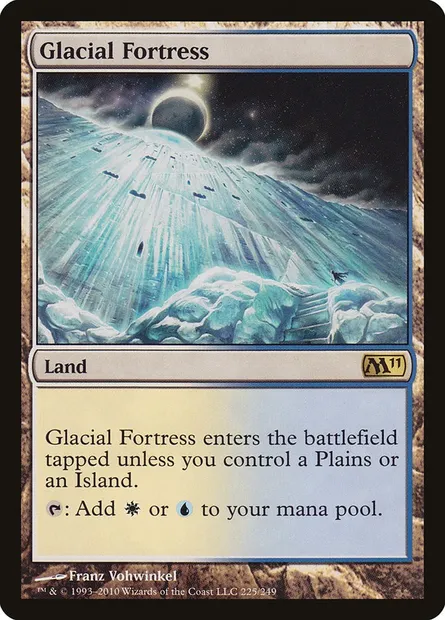 Glacial Fortress, Magic card M11 225 — Magic 2011 set