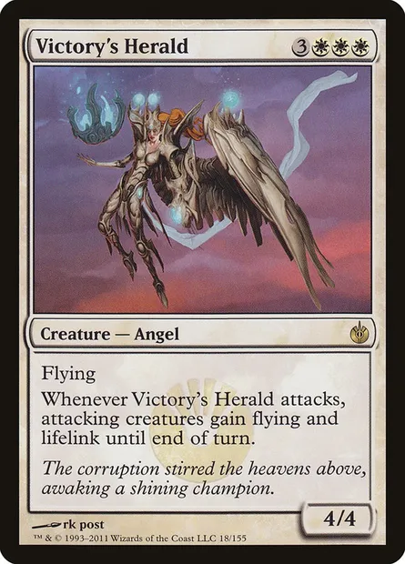 Victory's Herald, Magic card MBS 18 — Mirrodin Besieged set