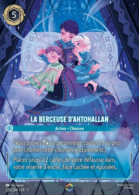 La berceuse d'Ahtohallan, carte Disney Lorcana CH7-220 — extension L'île d'Archazia