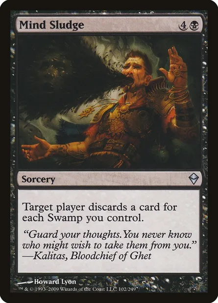 Mind Sludge, Magic card ZEN 102 — Zendikar set