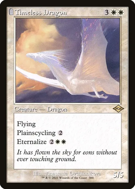 Timeless Dragon, Magic card MH2 388 — Modern Horizons 2 set