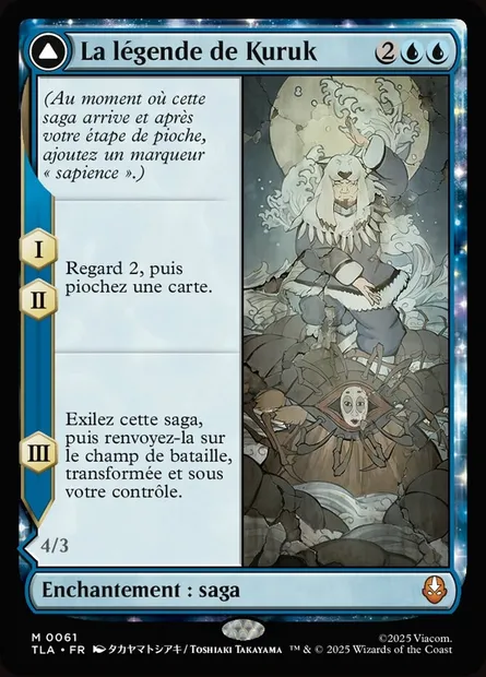La légende de Kuruk // Avatar Kuruk, carte Magic TLA 61 — extension Avatar: The Last Airbender