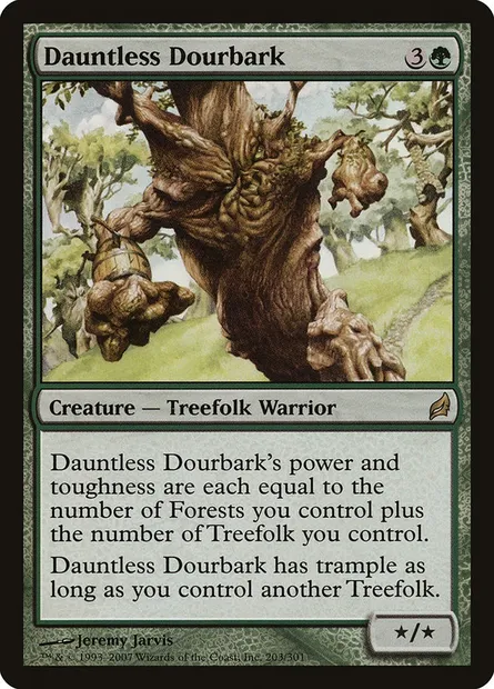 Dauntless Dourbark, Magic card LRW 203 — Lorwyn set