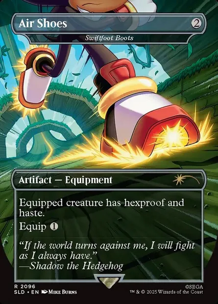 Swiftfoot Boots, Magic card SLD 2096 — Secret Lair Drop set
