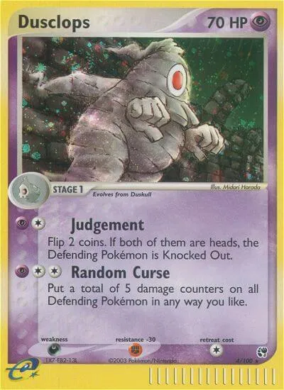 Dusclops, Pokémon card SS 4 — Sandstorm set