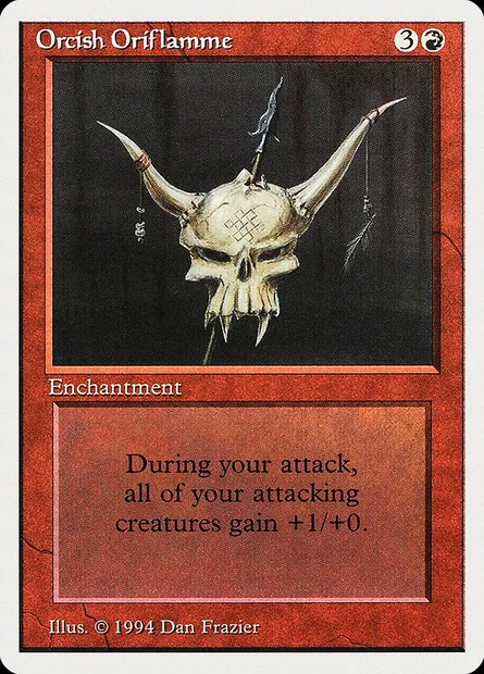 Oriflamme orque, carte Magic SUM 169 — extension Summer Magic / Edgar