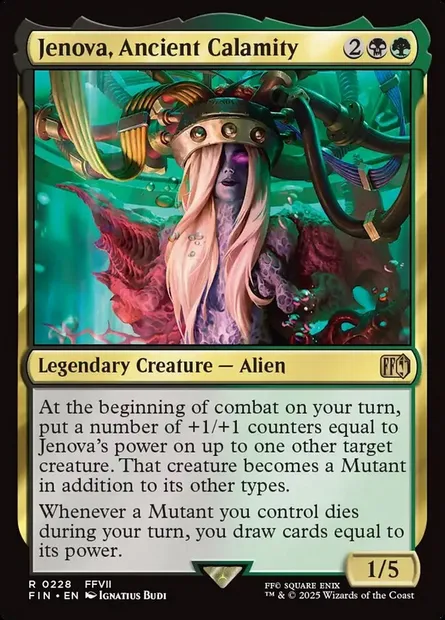 Jenova, Ancient Calamity, Magic card FIN 228 — Final Fantasy set