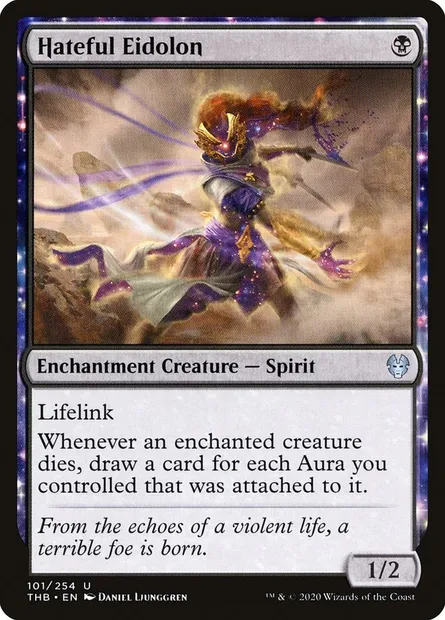 Hateful Eidolon, Magic card THB 101 — Theros Beyond Death set