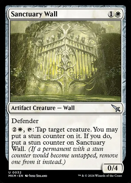 Sanctuary Wall, Magic card MKM 32 — Murders at Karlov Manor set