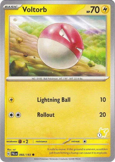 Voltorb, Pokémon card BA24 066-1 — Battle Academy 2024 set