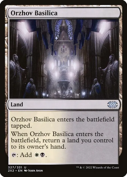 Orzhov Basilica, Magic card 2X2 327 — Double Masters 2022 set