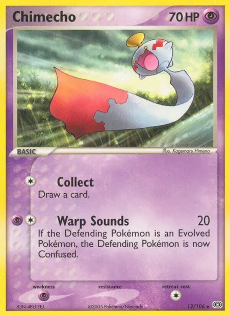 Chimecho, Pokémon card EM 12 — Emerald set