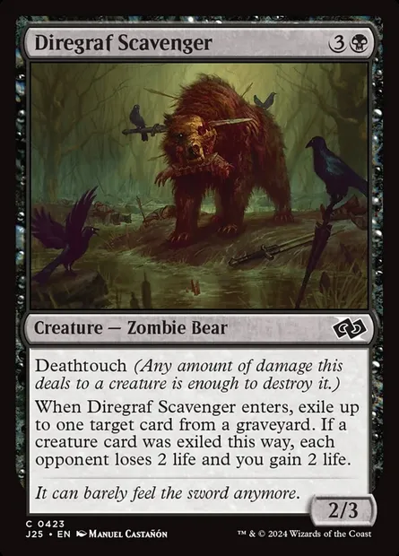 Diregraf Scavenger, Magic card J25 423 — Foundations Jumpstart set