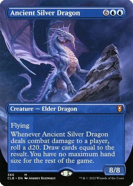 Ancient Silver Dragon, Magic card CLB 366 — Commander Legends: Battle for Baldur's Gate set