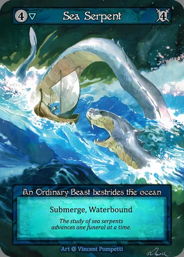 Sea Serpent, Sorcery card ALP 147 — Alpha set