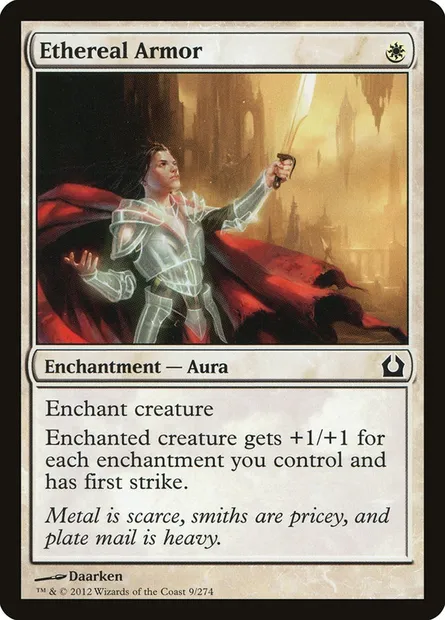 Ethereal Armor, Magic card RTR 9 — Return to Ravnica set