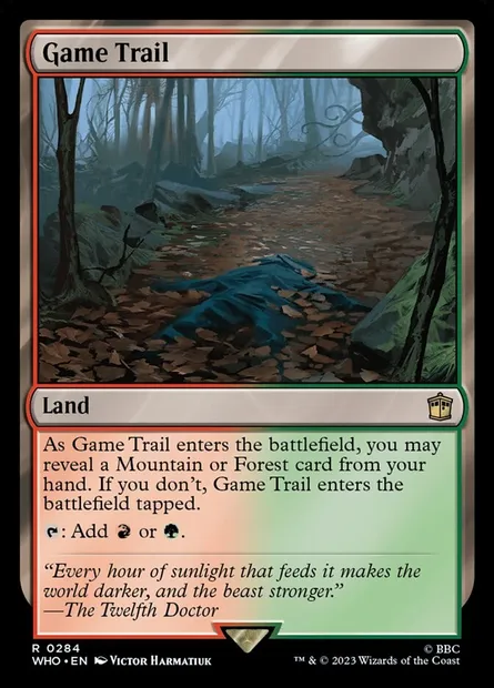 Game Trail, Magic card WHO 284 — Doctor Who set
