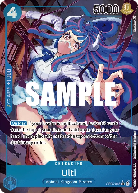 Ulti, One Piece card OP05-043 — AWAKENING OF THE NEW ERA set