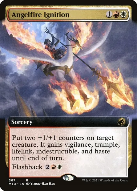 Angelfire Ignition, Magic card MID 367 — Innistrad: Midnight Hunt set