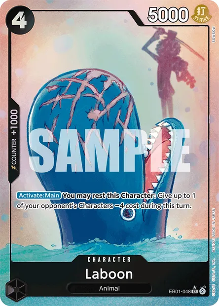 Laboon, One Piece card EB01-048 — MEMORIAL COLLECTION set