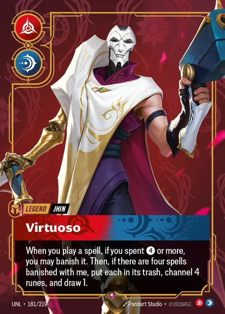 Virtuoso, Riftbound card UNL 181 — Unleashed set