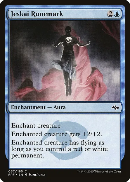 Jeskai Runemark, Magic card FRF 37 — Fate Reforged set