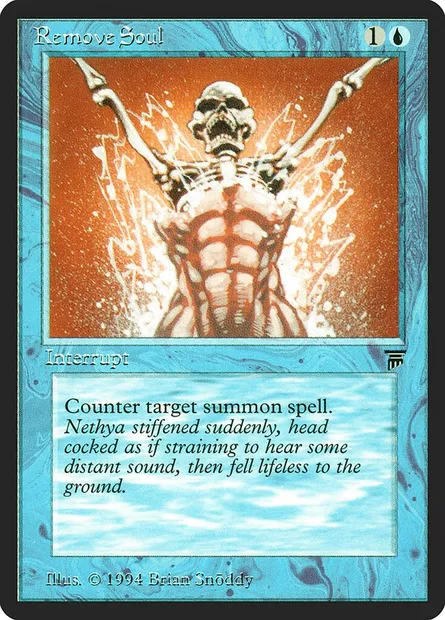Remove Soul, Magic card LEG 72 — Legends set