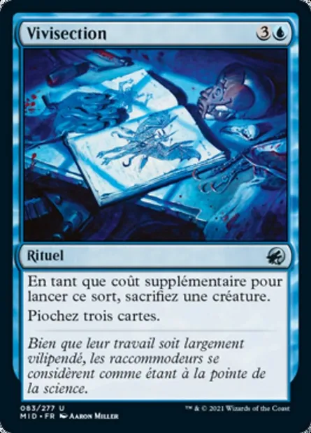 Vivisection, carte Magic MID 83 — extension Innistrad : chasse de minuit
