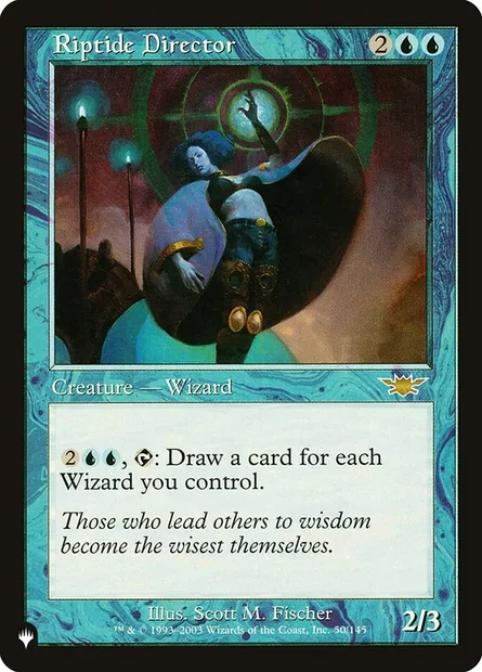 Riptide Director, Magic card PLST LGN-50 — The List set